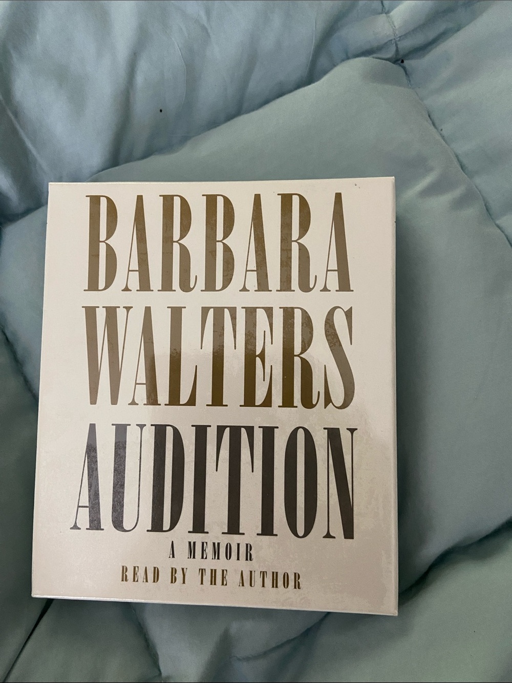 Audition Memoir Audiobook - White and Gold